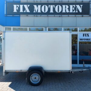 Dichte aanhanger voor 1 motor - Fix Motoren - Steenwijk